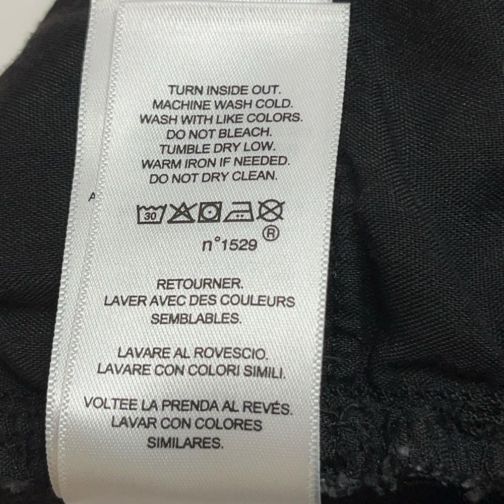 Lauren Ralph Lauren Black Label Women High Rise Straight Leg Jeans Black Size:10 - Picture 10 of 13